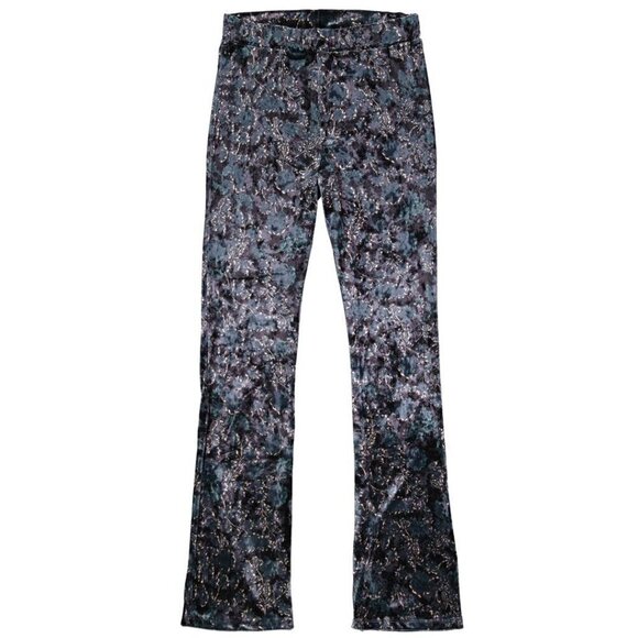 NWT GARCIA Velvet Floral Midnight Print Pants - Picture 7 of 11